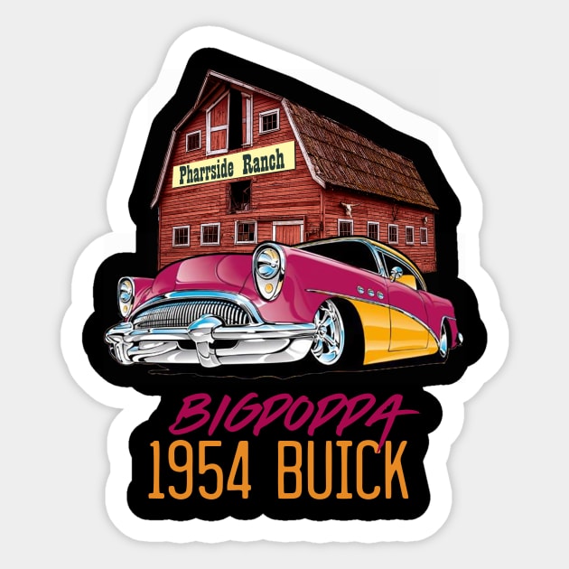 1954 Big Poppa Buick Sticker by PharrSideCustoms